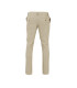 Pantalon homme chino anti-rides beige, en tissu de fibre T400 UNIFORMES GARY'S 700027