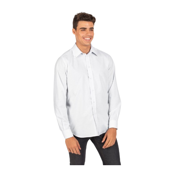 Men's long sleeve shirt with darts on the back, OXFORD REDLINE UNIFORMS GARY'S 295200 fabric.