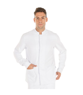 White long sleeve medical blouse for men H2 AARON UNIFORMES GARY'S 613900