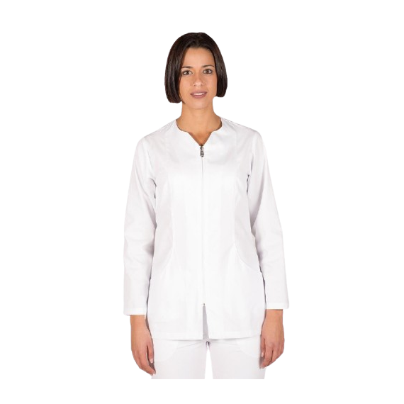 Blusa sanitaria a maniche lunghe da donna con zip SICILIA UNIFORMES GARY'S 623600
