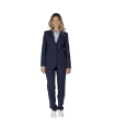Pantaloni da donna con tasche a taglio francese blu navy in tessuto welfare UNIFORMI GARY'S 700015