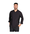 Veste de cuisine pour homme à manches longues et poignets retroussables en microfibre élastique UNIFORMES GARY'S 949700