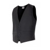 Gilet da cameriere senza revers e chiusura centrale con bottoni VELILLA Serie 410