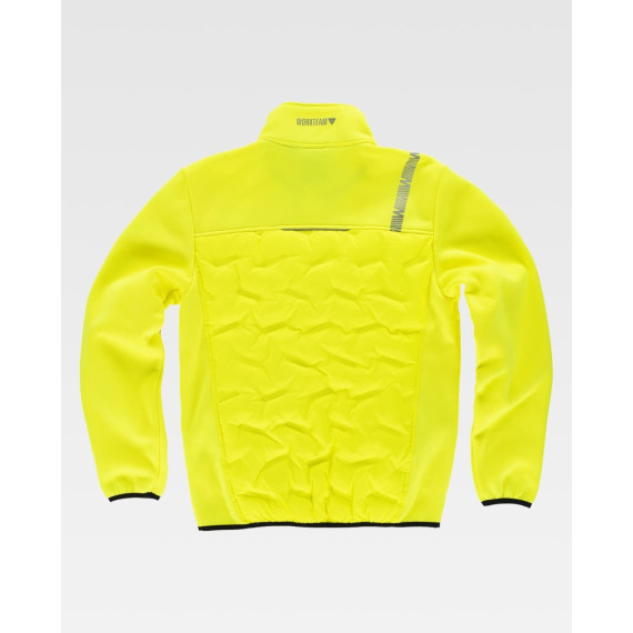 Jacke kombiniert mit thermogeprägtem Steppstoff | S7835 SPORT WORKTEAM