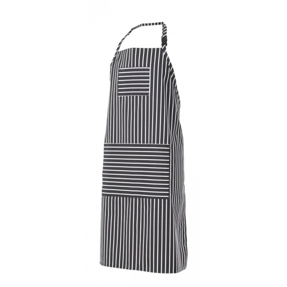Tablier avec une reproduction rayée Seius Paprika