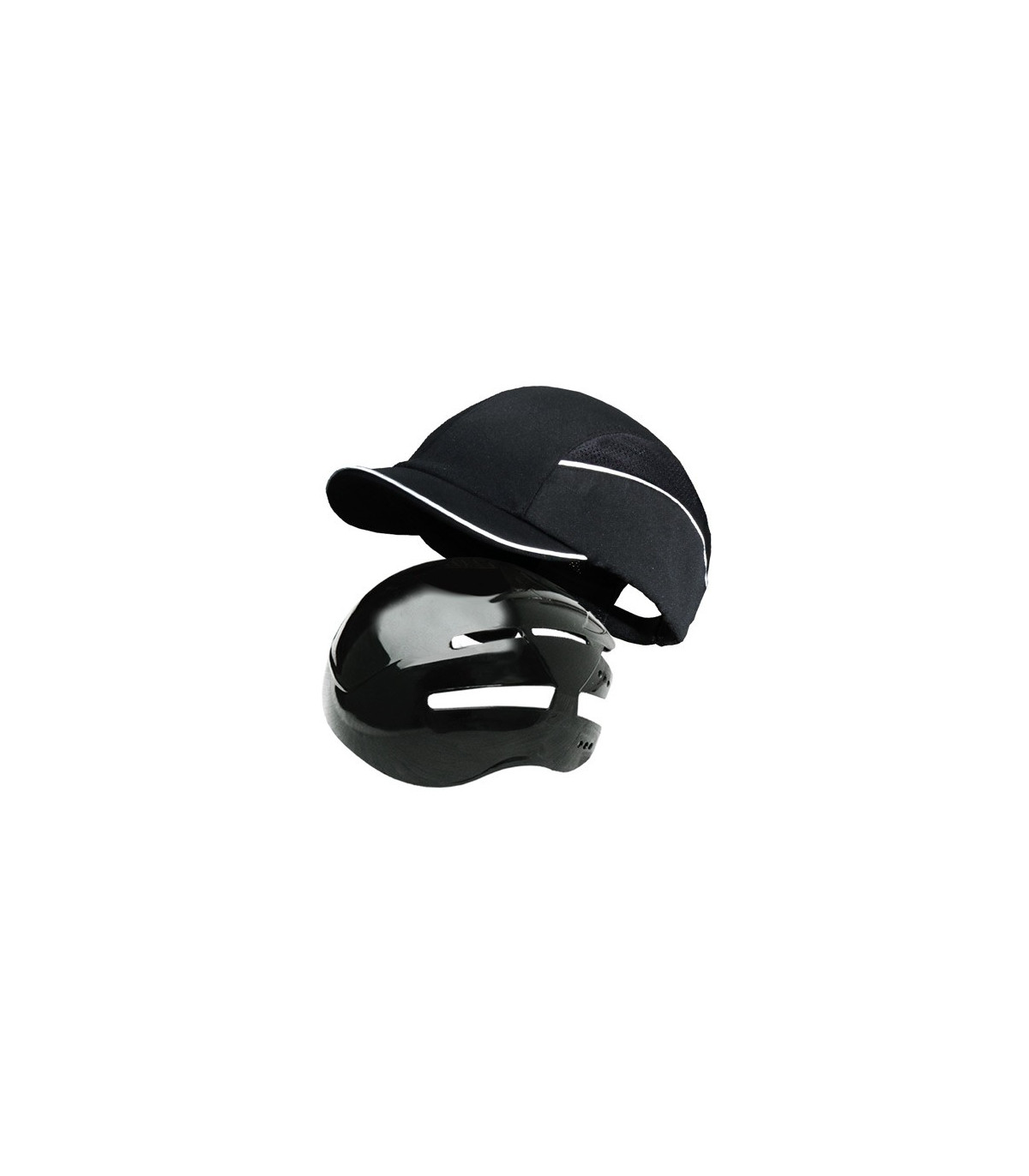 Anti-shock/scratch cap with short visor 3cm AIR - EN812 - A1