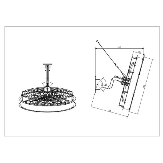 MW VID900 Industriewandventilator - Ø900 mm 722313090