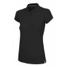 Women's basic short sleeve polo shirt with side slits VELILLA Series 405503