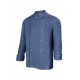 Küchenjacke Denim mit automatischer langer Sleeve-Serie 405207