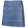 Short denim apron in VELILLA denim fabric Series 404206