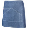 Tablier en denim court en tissu jean VELILLA Série 404206