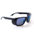 Sportliche SAFETOP Sonnenbrille abnehmbar, verspiegelt, BLAU PACIFIC