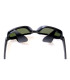 Sportliche SAFETOP Sonnenbrille abnehmbar, verspiegelt, BLAU PACIFIC