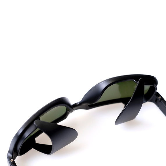 Sportliche SAFETOP Sonnenbrille abnehmbar, verspiegelt, BLAU PACIFIC