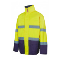 Parka bicolor de alta visibilidad Serie 306002