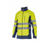 Bicolor high visibility softshell made of triple layer fabric VELILLA Series 306001