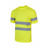 High visibility technical t-shirt with reflective tapes VELILLA Series 305505
