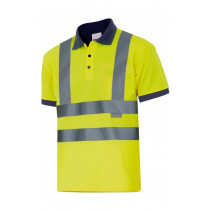 Bicolor Polo Hohe Sichtbarkeit Kurzarm Serie 305502