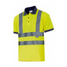 Bicolor Kurzarm-Hochsichtbarkeitstechnisches Polo VELILLA Serie 305502