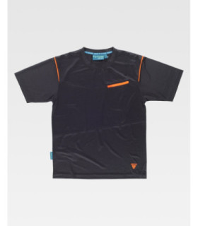 Camiseta de manga corta en tejido Honeycomb WORKTEAM WF3016
