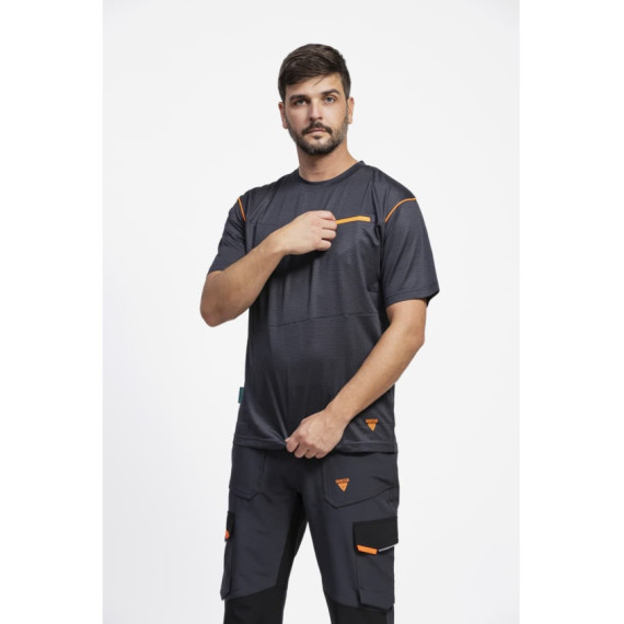 T-shirt a manica corta in tessuto Honeycomb WORKTEAM WF3016