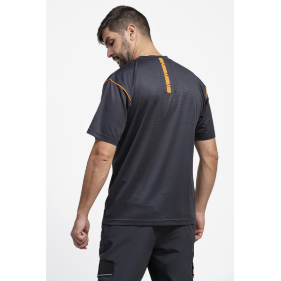 Camisola de manga curta em tecido Honeycomb WORKTEAM WF3016