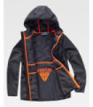 Jaqueta acolchoada de ultra-som e mulher encapuzada Softshell. Workteam wf3025