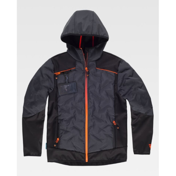 Chaqueta acolchada Future con capucha WF3020 WORKTEAM