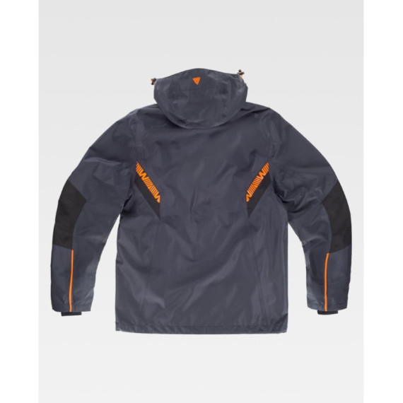 Chaqueta impermeable combinada con costuras termoselladas WF3058 WORKTEAM