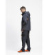 Impermeável com costuras termossendas e capuz. Workteam wf3058