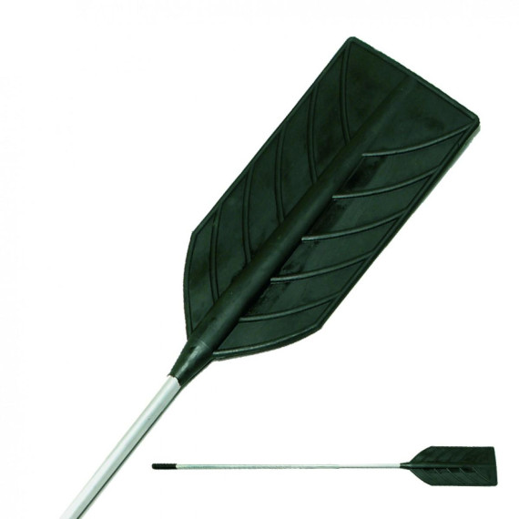 Rubber fire extinguisher with aluminum handle