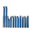 Set di lame per tornitura HM 10 mm 11 pezzi OPTIMUM