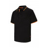 Two-tone striped short-sleeved polo shirt for hospitality VELILLA Series 105505
