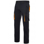 Pantalón stretch bicolor multibolsillos Serie 103008S