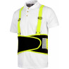 Lumbar protection belt with high visibility straps WORKTEAM WFA305