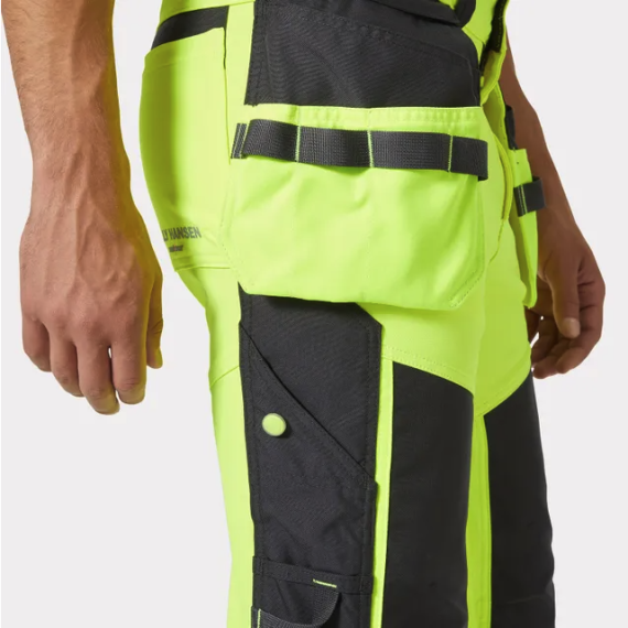Pantalones de construcción alta visibilidad flúor ICU Clase 2 Helly Hansen