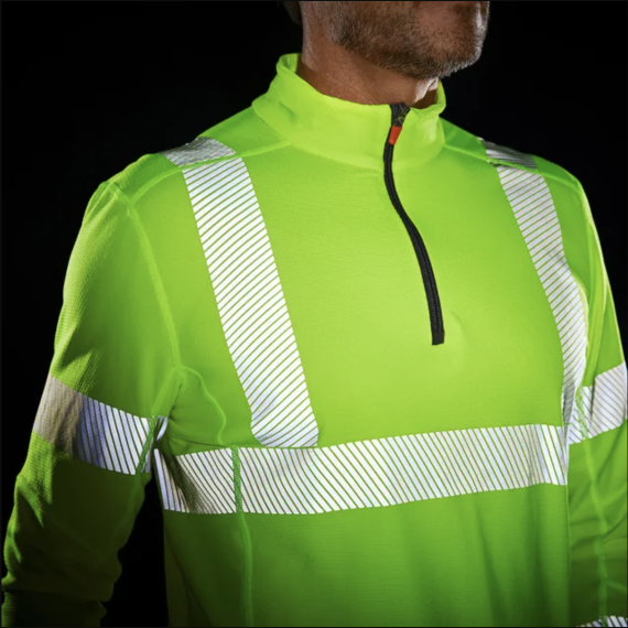 High visibility half-zip jacket Hh Lifa Active ICU Helly Hansen