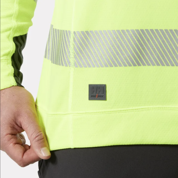 T-shirt haute visibilité à col rond Hh Lifa Active Helly Hansen Workwear