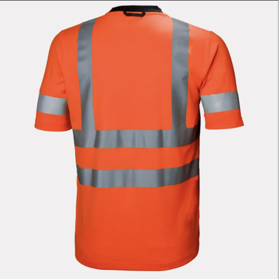 Camiseta de alta visibilidade flúor tecido elástico Addvis Tee Helly Hansen