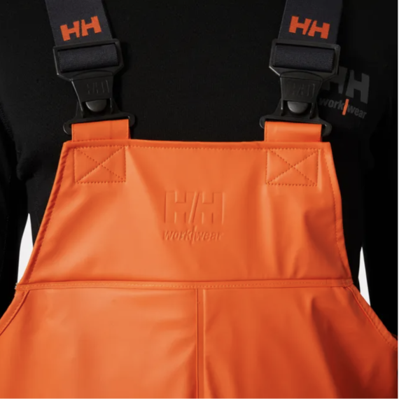 Waterproof rain pants with suspenders Gale Helly Hansen