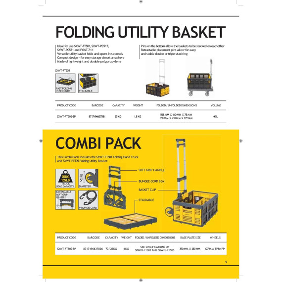 Foldable box STANLEY 25 kg SXWTD-FT505