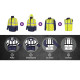 Parka 4 in 1 Bicolore serie di visibilità alta 306003