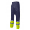 Pantalon bicolore de haute visibilité avec bandes réfléchissantes sur les jambes VELILLA Série 158