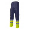 Two-tone high visibility pants with reflective tapes on legs VELILLA Series 158