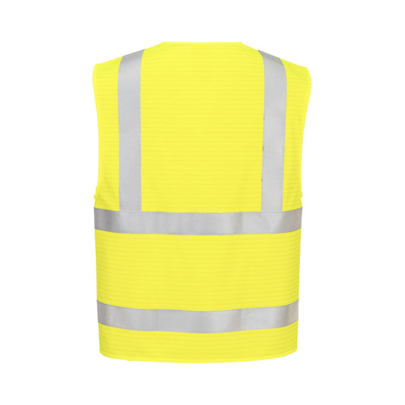 High Visibility Flame Retardant Zipper Vest Bizflame Portwest FR615