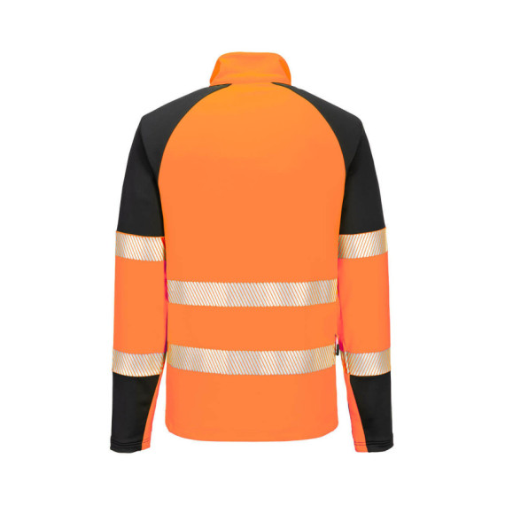 Zip-Sweatshirt 1/4 PW3 Hohe Sichtbarkeit Portwest T172