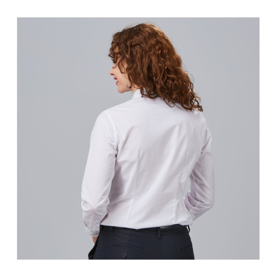 Camisa mujer fil a fil c/cocinero angelica 240022 GARY´S