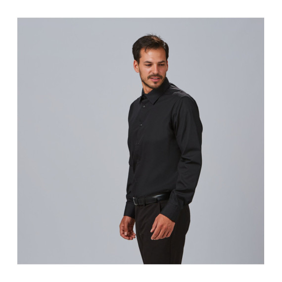 Homem Camiseta M / L Slim Fit Elastan "Linha Vermelha" 260004 Gary