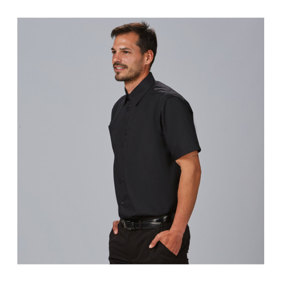 Herrenhemd M / C Slim Fit Elastan "Rote Linie" 260006 Garys