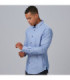 Camisa hombre slim fit raya leonardo 260013 GARY´S